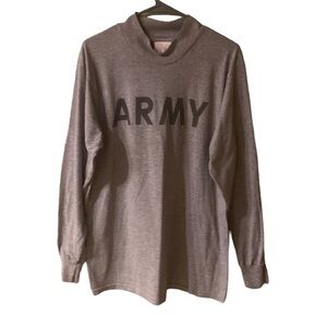 Vintage Army PT (Physical Training) Cold Weather Shirt, Size L